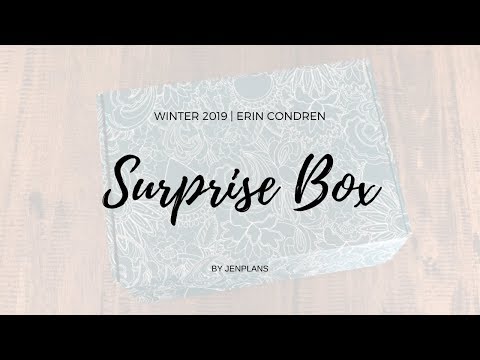 REVIEW | SPOILERS! 2019 Erin Condren Winter Surprise Box