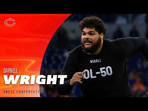 Darnell Wright on being drafted: 'I want to get the best out of myself' | Chicago Bears video clip