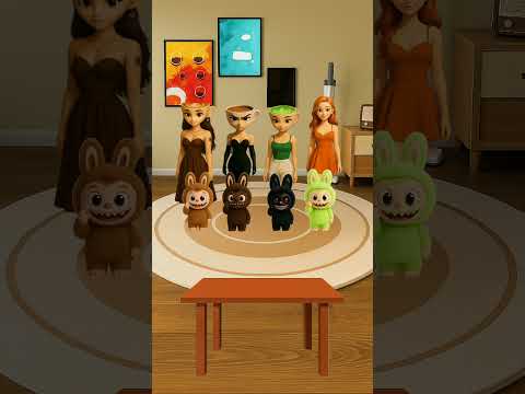 ballerina dan labubu #shorts #kartun