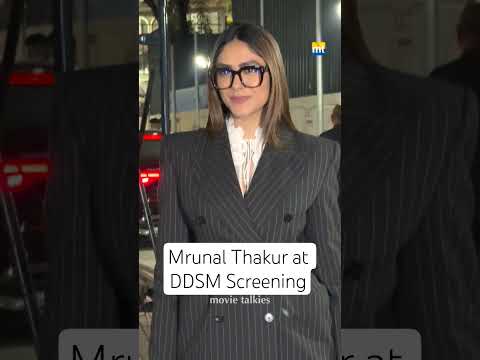 #mrunalthakur at #dodeewanesehermein screening