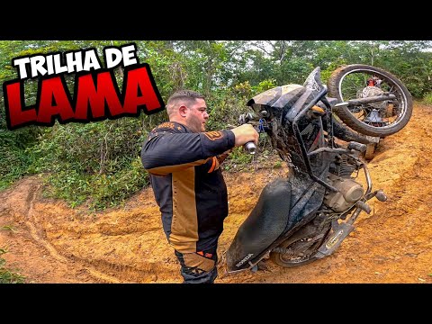TRILHA DE MOTO ORIGINAL COM INSCRITOS TIVE QUE FAZER UM RESGATE - PARTE 5