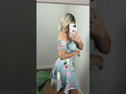Vestido Godê Boneca Ciganinha Estampado