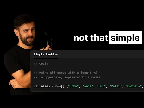 Simple Problem ≠ Simple Solution