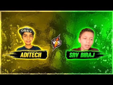 SRV BIRAJ VS ADITECH | 1V1| MOBILE VS PC🔥