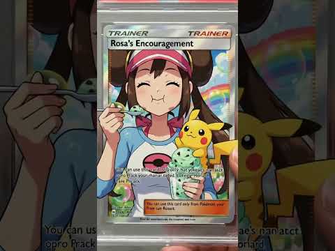 Rosa’s Encouragement #pokemon if only they could animate the cards! Animated using Gemini #pokemon