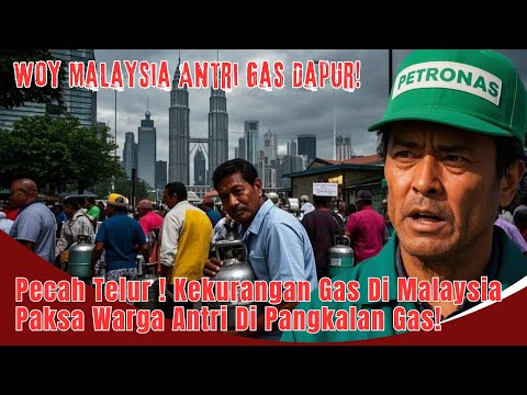 Pecah Telur ! Kekurangan Gas Di Malaysia Paksa Warga Antri Di Pangkalan Gas! #reaction