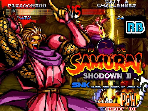 1995 [60fps] Samurai Shodown III (Asia) Galford Hardest ALL