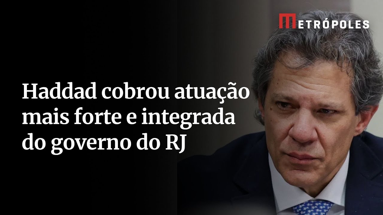 Após megaoperação no Rio, Haddad diz que governador “deveria acordar”