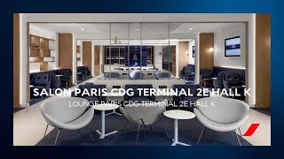 Un salon Air France entièrement repensé au terminal 2E, hall K de Paris-Charles de Gaulle
