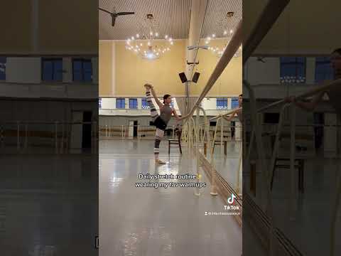 Ballet dancer stretching at the barre | Intermezzo Ambassadors