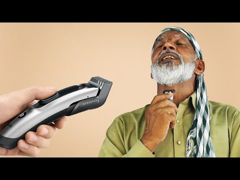 100 Years of Beards... Gone in Seconds! We introduced Shaving Machines to Tribal People