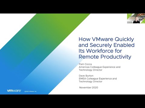 How VMware Quickly and Securely Enabled Its Workforce for Remote Productivity