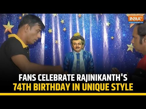 Rajinikanth turns 74: Fans celebrate Thalaivar’s birthday with grand festivities, unveil statue