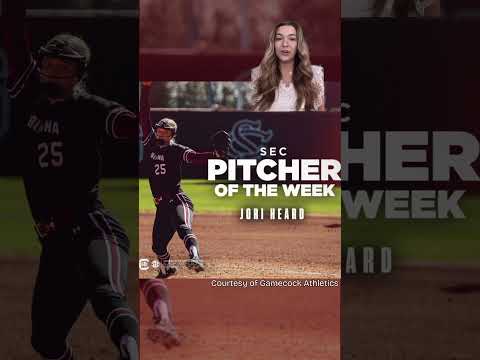 Jori Heard named SEC pitcher of the week | Feb 27, 2025