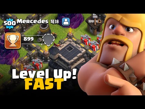 7 Ways to Level Up Fast in Clash of Clans | COC XP Tips!