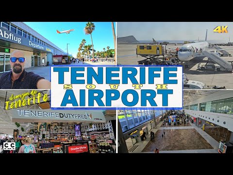 TENERIFE AIRPORT SOUTH - CANARY ISLANDS 2025 4K