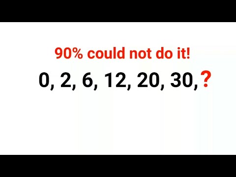 0,2,6,12,20,30,? 90% could not complete this Ukraine series test! Can you? #ukraine #mathspuzzles