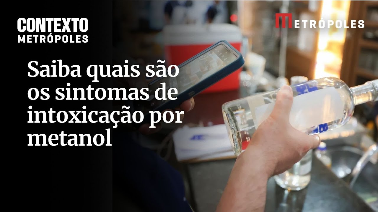 Saiba quais são os sintomas de intoxicação por metanol