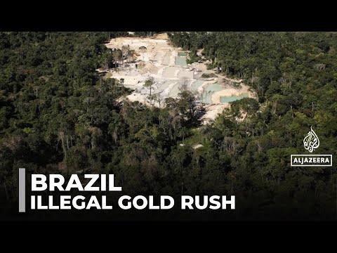 YouTube video thumbnail: Brazil's Illegal Gold Rush: Indigenous People & Environment Bear a Heavy Toll