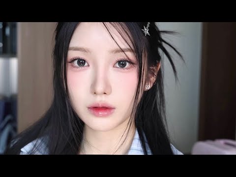 GRWM 소프트 로즈 컬러로 큐티+ 힙 Y2K 룩으로 같이 메이크업 해요 | 신상템 메이크업 | 반묶음 가시번 스타일링 하는 법