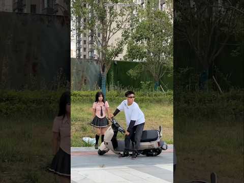 😱😨Rich biker impresses seventy five! #viralvideo #trending #bikeride #lovestory #shorts