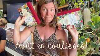 Vlog 90 : imprimeur, jardin, livres et projets en cours !