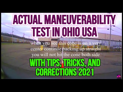 ohio maneuverability test practice locations