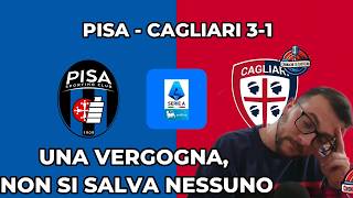 PISA - CAGLIARI 3-1 UNA VERGOGNA, NON SI SALVA NESSUNO #pisacagliari