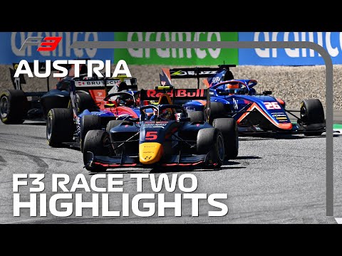 F3 Race 2 Highlights | 2020 Austrian Grand Prix