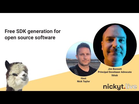 Free SDK generation for open source software with Jim Bennett
