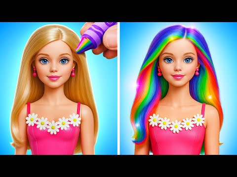 🤯تغيير أزياء باربي: من الأساسيات إلى المذهل!