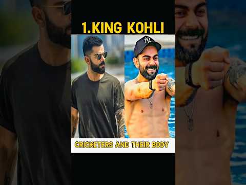 "Top 10 Cricketers And Their Real Body 💪 | #cricket #shorts #ipl #viratkohli #trending #top10