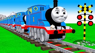 【踏切アニメ】あぶない電車 3 TRAIN 🚦 Fumikiri 3D Railroad Crossing Animation #1