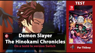 Vido-Test : [TEST] DEMON SLAYER : The Hinokami Chronicles sur SWITCH !