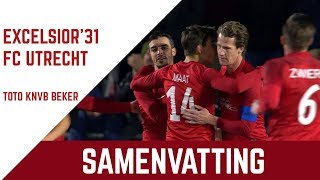 Screenshot van video Samenvatting Excelsior'31 - FC Utrecht | 1e ronde TOTO KNVB Beker