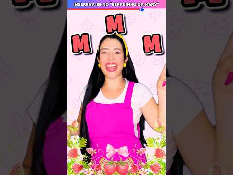 🍓 Letra M! Aprenda com Macaco, Moto e Morango! 🐒