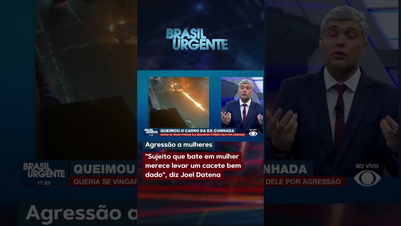 Sujeito que bate em mulher merece levar um cacete bem dado diz Joel Datena TV Online Sujeito que bate em mulher merece levar um cacete bem dado diz Joel Datena