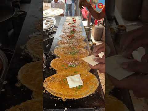 Most Famous Dosawala In Hyderabad - Massive Hyderabad Anna Dosa - Street Food- Indian Street Food