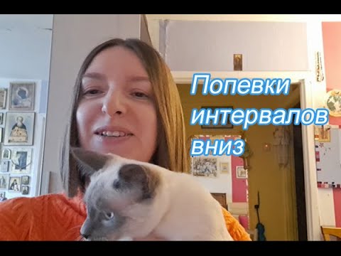 Попевки основных интервалов вниз.