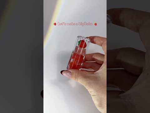 D I Y LipBalm✨🍓 #beauty #diy #cute