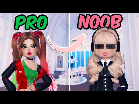 PRO VS NOOB in DRESS TO IMPRESS with IBELLA