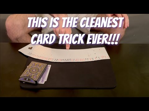 Is This The Cleanest Card Trick Ever? Yeah. Performance/Tutorial