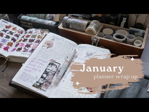January Planner Wrap Up | A Month In My Chronicle Planner, Flip Through