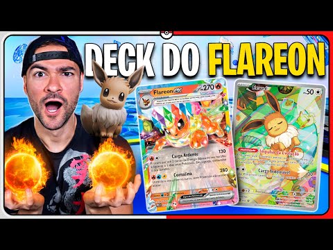 Deck do FLAREON EX TEM PARCEIRO SECRETO no POKÉMON TCG LIVE