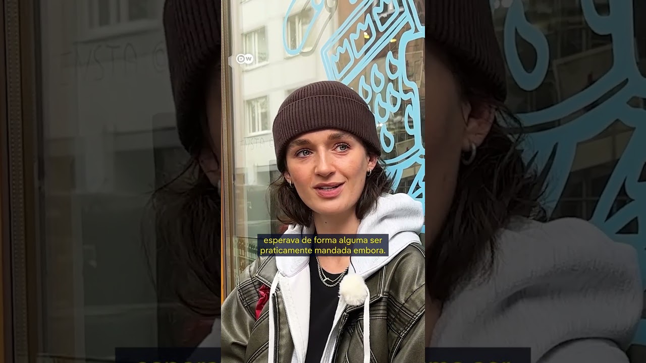 Alemã viraliza após confrontar homem que filmou seu bumbum