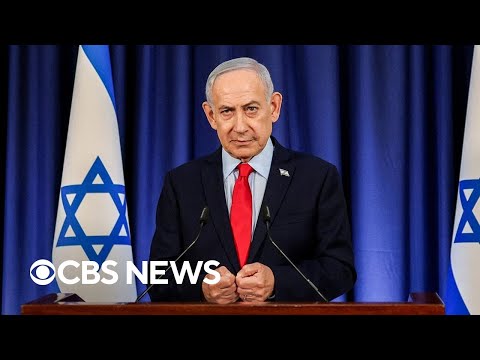 YouTube video thumbnail: Netanyahu Gives National Address on Iran war