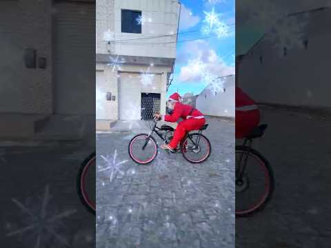 NOVO TRENÓ DO PAPAI NOEL 🎅🚲 😎 #bike #papainoel #natal