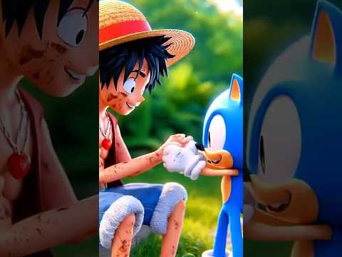 LUFFY TRAI SONIC 😱