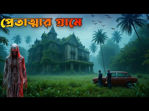 Pretattar Grame | প্রেতাত্মার গ্রামে | Bhuter Golpo| bangla bhuter cartoon horror story