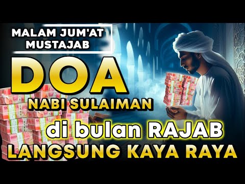 MALAM 10 RAJAB PUTAR DAN DENGARKAN DZIKIR KEKAYAAN PALING SAKTI, DOA NABI SULAIMAN, DOA CEPAT KAYA